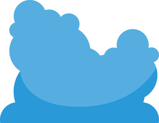 Blue Cloudscape Illustration
