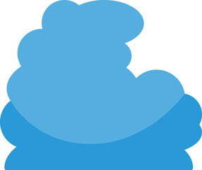 Blue Cloudscape Illustration
