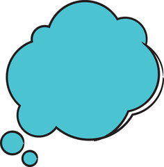 Doodle Speech Bubble Illustration
