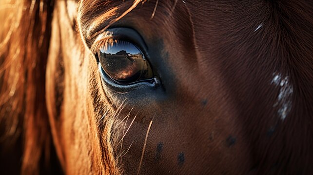 Horse face animal pictures Generative artificial intelligence
