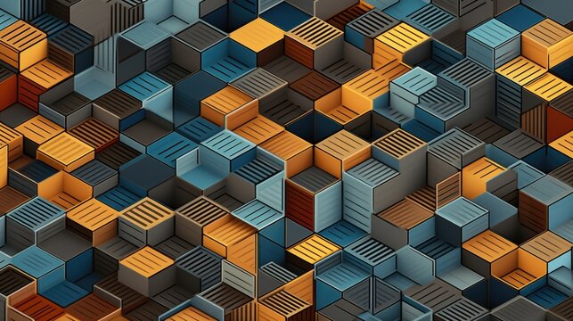 A zoomedin view of a Penrose tiling, showcasing the concept of a nonperiodic, selfsimilar pattern.