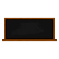 long blackboard vector illustration