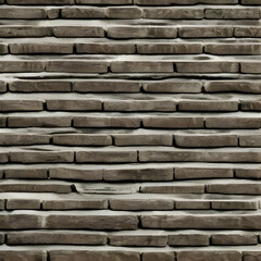 Background of black slate roof tiles. Texture of slate roof tiles.