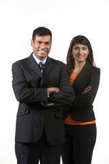 Two Indian Business People.