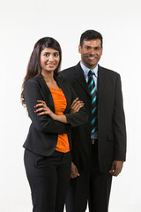 Two Indian Business People.