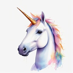 Watercolor unicorn