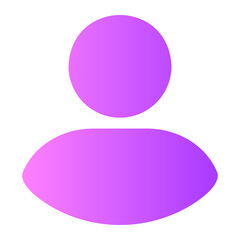 user Gradient icon