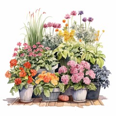 Garden and flower