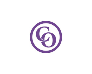 CO Logo design vector template