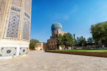 View of Bibi Khanum Mosque Complex, Samarkand, Uzbekistan