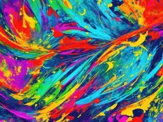 vibrant bright color background abstract