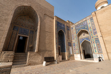 Fototapeta na wymiar Shah-i-Zinda or Shah i Zinda is a mausoleum in the Samarkand city, Uzbekistan