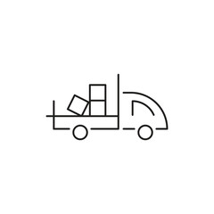 Streamlined e-commerce experience a distinctive set of minimal thin line web icons for online shopping and efficient delivery comprehensive outline icons collection in simple vector illustration