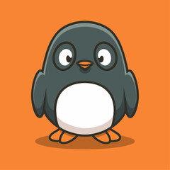 vector logo of an adorable animal with a modern and minimalistic design