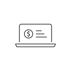 Streamlined e-commerce experience a distinctive set of minimal thin line web icons for online shopping and efficient delivery comprehensive outline icons collection in simple vector illustration