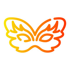 Fototapeta premium mask Line Gradient Icon