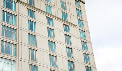 modern brick building, representing stability and growth in the commercial real estate market