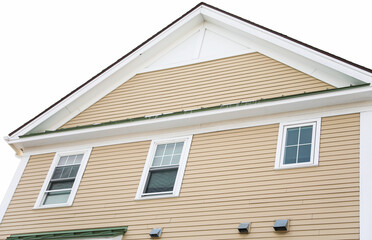 suburban house symbolizing the American Dream, amidst a thriving neighborhood, capturing the essence of homeownership in a dynamic real estate market