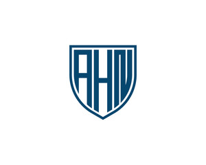 AHN Logo design vector template