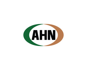 AHN Logo design vector template