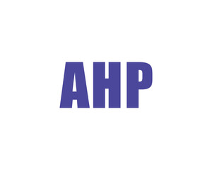 AHP Logo design vector template