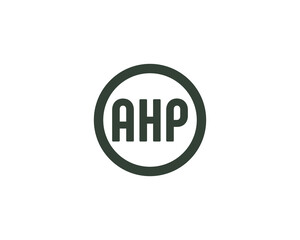 AHP Logo design vector template