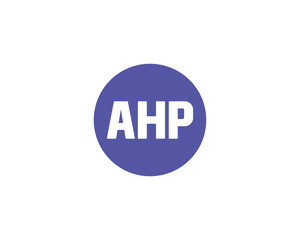 AHP Logo design vector template