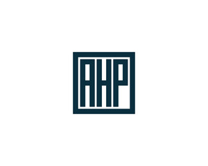 AHP Logo design vector template