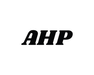 AHP Logo design vector template