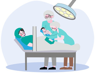 Caesarean section vector