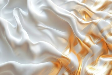 Fototapeta premium Abstract luxury minimalist gradient wallpaper pattern texture in pantone gold and white, platinum frosting.