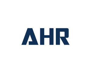 AHR Logo design vector template