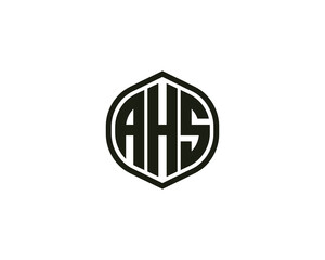 AHS Logo design vector template