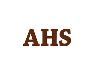 AHS Logo design vector template