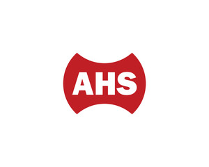 AHS Logo design vector template