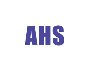 AHS Logo design vector template