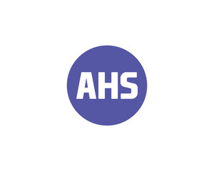 AHS Logo design vector template