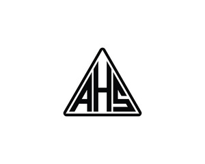 AHS Logo design vector template