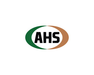 AHS Logo design vector template