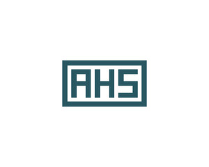 AHS Logo design vector template