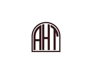 AHT Logo design vector template