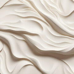 Obraz premium whipped-cream-texture-spread-across-the-frame-rich-cream-color-with-a-hint-of-roughness-juxtaposed