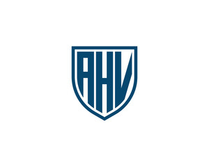 AHV logo design vector template