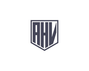 AHV logo design vector template