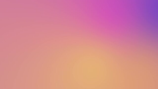 Abstract gradient animation of purple, pink and yellow