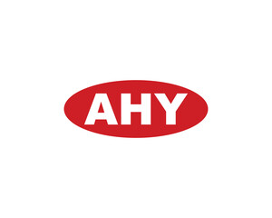 AHY logo design vector template