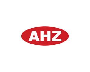 AHZ logo design vector template