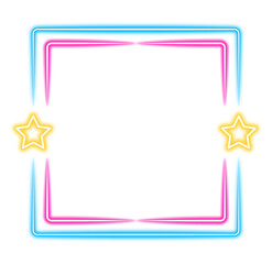 Glowing Neon Frame