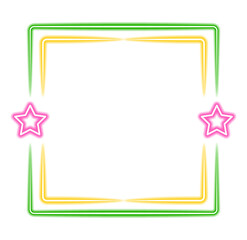 Glowing Neon Frame