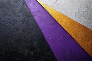 Fototapeta premium Abstract luxury minimalist gradient wallpaper pattern texture in pantone gold and violet.